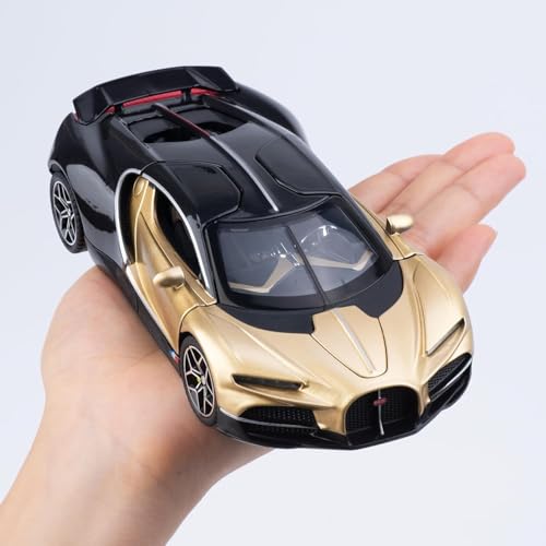 Image of Sky Tech Bugatti tourbillon V16 1:32 Exclusive Alloy Metal Pull Back Die-cast Car Diecast Metal Pullback Toy car with Openable Doors & Light, Music Boys Gifts Toys for Kids【Colors as Per Stock】