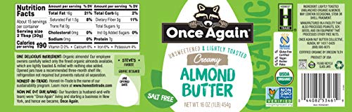 Once Again KTS-1940 Organic Creamy Almond Butter thumb #1