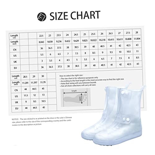 Par de cubrezapatos impermeables antideslizantes para lluvia y actividades al aire libre miniatura 2