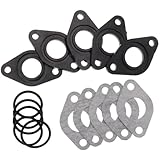 LCYSXTFZ 5set 20 mm carburateur du carburateur de collecteur de collecteur du pic d'entrepôt de Joint Compatible avec Les Moteurs 50cc 70cc ajustez XR SSR klx crf de Style Dirt Pit