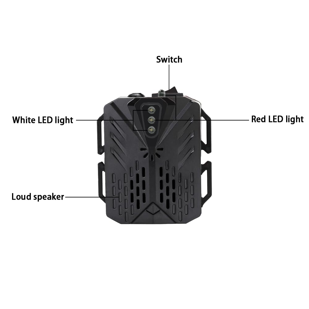 XIAXIA 2X Repellente ad Ultrasuoni, 12v Repellente Topi per Auto, Ultrasuoni per Topi da Esterno, Repellente Topi Auto, Scaccia Topi Ultrasuoni
