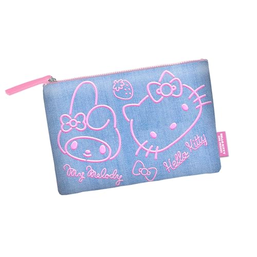 Karactermania Sanrio Hello Kitty Denim-Neceser Soleil, Azul, 30 x 22 cm