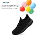 XKOWUO Womens Walking Shoes Sneakers Tennis Running Slip On Sport Workout Gym Athletic Outdoor Jogging Exercise Lightweight Breathbale Fashion All_Black US 10