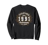 Aniversario Juntos Desde 1991 Sudadera