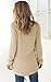 ECOWISH Women's Long Sleeve Knit Blouse Pullover Loose Tops V Neck Autumn Sweater