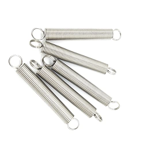 Extension Heavy 2 Pieces, Wire Diameter 0.8mm, Outer Diameter 6mm, Length 70-300mm 304 Stainless Steel Expansion Tension Spring Wire Hook ( Size : 70mm )
