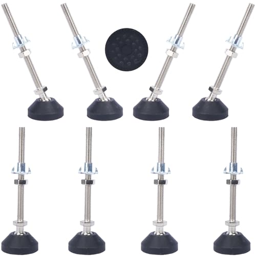 Patas ajustables M8 para nivelar muebles inestables con tuercas en T 2