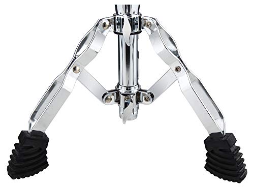 XDrum Snare-Ständer Pro (doppelstrebig, Gewindeschraube zur Höhenverstellung, Kugelgelenk für Neigung, Gummifüße, stabil) - Image 4
