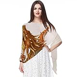Bufanda de gasa ligera, suave, transparente, larga, para todas las estaciones, unicornio y dragón, Varios colores