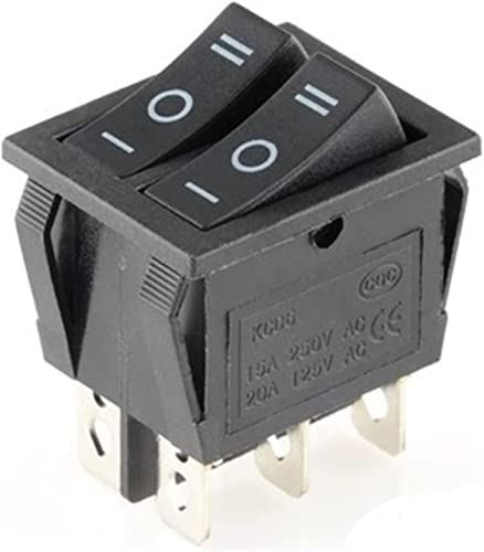 Interrupteur à bascule étanche KCD8 double lampe résistant à l'humidité