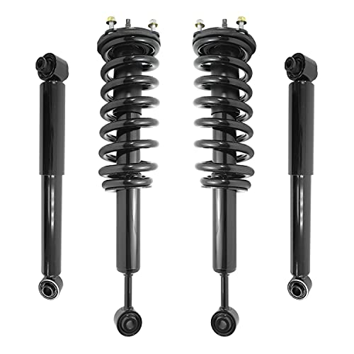 Unity Automotive 4-11383-254150-001 Front And Rear Replacement Complete Strut Assembly Shock Kit Fits 2008-2019 Toyota Sequoia #TOP12