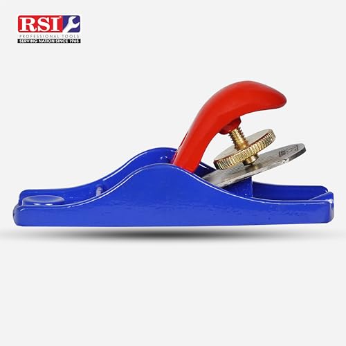 Image of Block Plane Super Heavy Duty Cast Iron Jack Plane Size 102 for Woodworking | Manual Hand Bench Plane with Micro-Adjustable Depth & Comfort Grip Handle