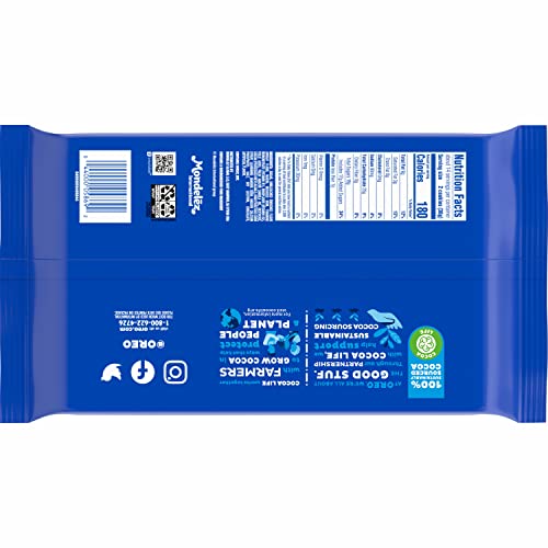 Image of OREO Mega Stuf Chocolate Sandwich Cookies, Family Size, 12 - 17.6 oz Packs