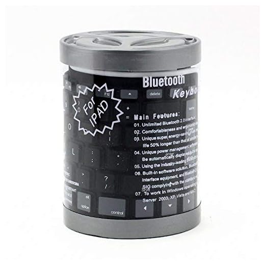 Eastchina Mini Portable Waterproof Foldable Wireless Bluetooth Silicone Keyboard For iPad Laptop iPhone Andriod Smartphone,Fit for all IOS Windows Andriod System