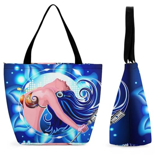 Sac à main pour femme Musicienne grand volume pour ne plus manquer de place en voyage