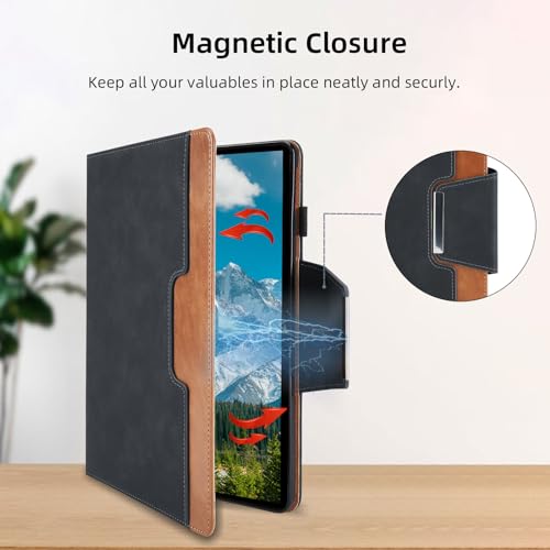 Coque Samsung Tab S8 Plus Évite les Rayures Étui Antichoc avec Rangement Stylet
