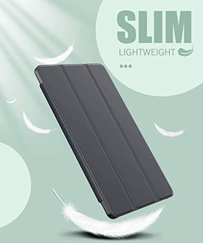 Image of Shockproof Folio Flip Cover Magnetic Lock PU Leather Case Smart Shell Stand Flip Cover for Samsung Galaxy Tab A 10.5 (2018) SM-T590, SM-T595 - Black