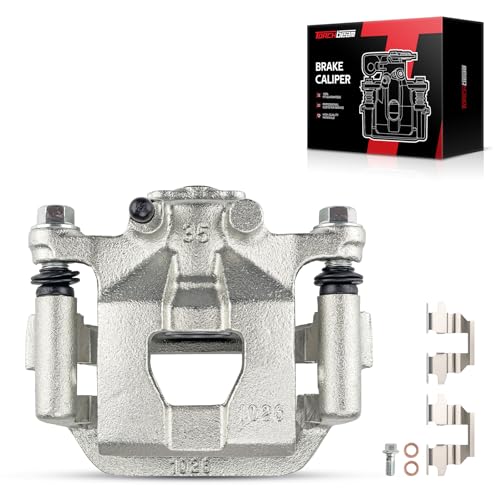 Image of Torchbeam Rear Brake Caliper Right for Nissan 2002-2006 2013-2018 Altima, Nissan 2019-2023 Altima 2.5L, Nissan 2003-2006 2019-2023 Maxima, Rear Right Caliper Replace # 19B2781