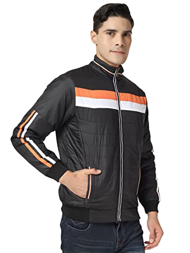 Image of TrapNation Men Solid Puffer Jacket Jerkin