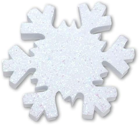 Tenna Tops Car Antenna Topper/Antenna Ball/Mirror Dangler (Snowflake White)