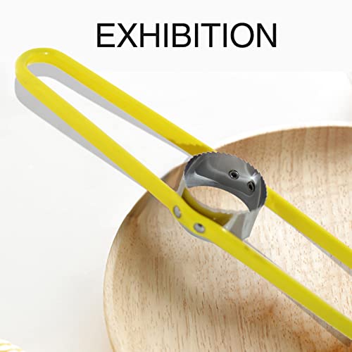 Corn Slicer Peeler On The Holders Magic Corn Cob Stripper, Easy To Operate And Clean For Home Kitchen Corn Peeling Tool (Yellow) #TOP5