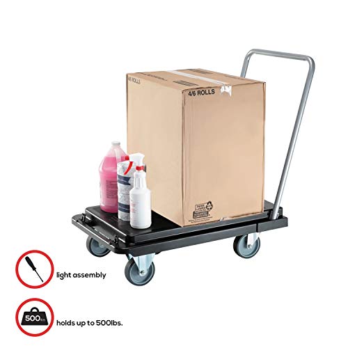 Carretilla de plataforma plegable Deflecto resistente miniatura 3