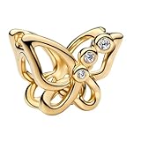 PANDORA Charm Schmetterling Goldfarben 764369C01
