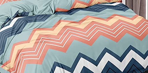 Image of Avinya Cotton Feel Glace Cotton Elastic Fitted Printed King SizeDouble Bed Bedsheet with 2 Pillow Cover(72 inch x72, Brown)