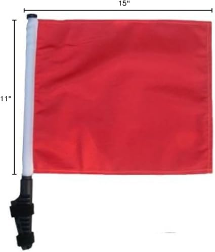 Soporte de encendido y apagado de bandera para carrito de golf naranja