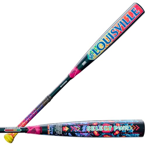 Louisville Slugger 2026 Select PWR Player 1 (-3) BBCOR Baseball Bat- Black/Blue/Orange 32.5/29.5 oz