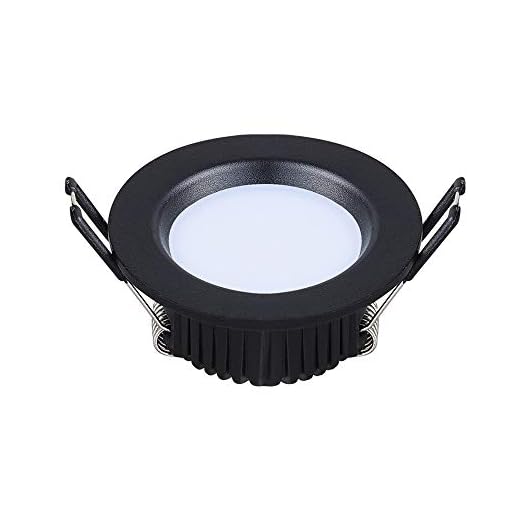 Mrdsre 3 W LED Downlights Infällda taklampor Dun Lights LED Panelbelysning med föraröppning 50–60 mm 3000 K/4000 K/6000K Ultratunn liten downlight för vardagsrum sovrum kontor