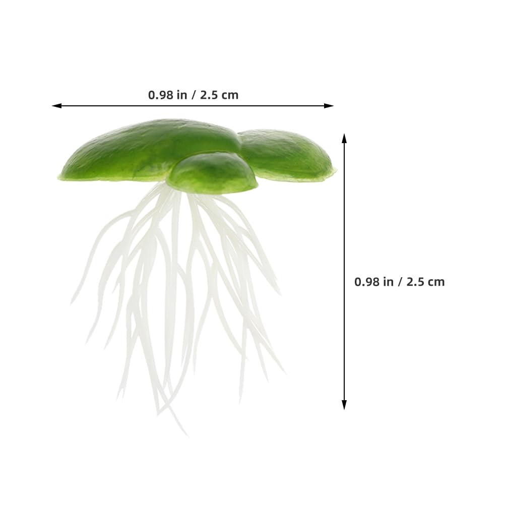 MAGICLULU Floating Artificial Duckweed Aquarium Plants 54Pcs Plastic Rooted Water Plants for Fish Tank Decorations Lifelike Floating Pond Greenery - Image 3