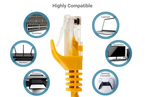 Cable Ethernet CablesAndKits UTP Cat 6 3 pies amarillo miniatura 7