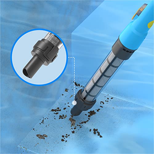 Oxseryn Lightweight Pool Vacuum, Handheld Cordless Pool Cleaner, Run Time 45 Mins, Portable & Good Suction Ideal For Small Above Ground Swimming Pools, Hot Tubs, And Spas #TOP3