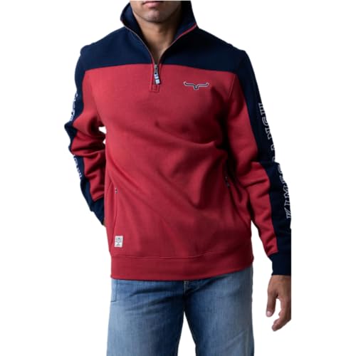 Kimes Ranch Mens Competitor Quarter Zip Sweetshirt