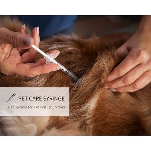 Disposable Insulin Syringe 1ml Syringes with 30Ga 5/16in Needle, Individually Wrapped