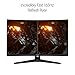 ASUS TUF Gaming VG328H1B 32” Curved Monitor, 1080P Full HD, 165Hz (Supports 144Hz), Extreme Low Motion Blur, Adaptive-sync, FreeSync Premium, 1ms, Eye Care, HDMI D-Sub