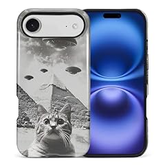 Funny Retro Cat Pyramid Ufo