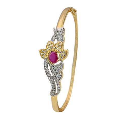 Buy Chique Fashion designer cz bangle for women Online at Low Prices in