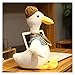 NINGLIU Plüschtiere Nette super Nette kleine Ente Jubelnde Ente-Puppe, großes weißes Gans-Plüschtier, Kinder-Rag-Puppe zum Schlafen mit (Color : Camel, Height : 30cm)