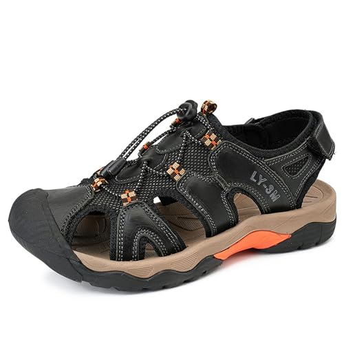 Mens Sports Sandals Outdoor Non-slip Hiking Summer Comfortable Beach Lightweight Closed Toe Water Shoes