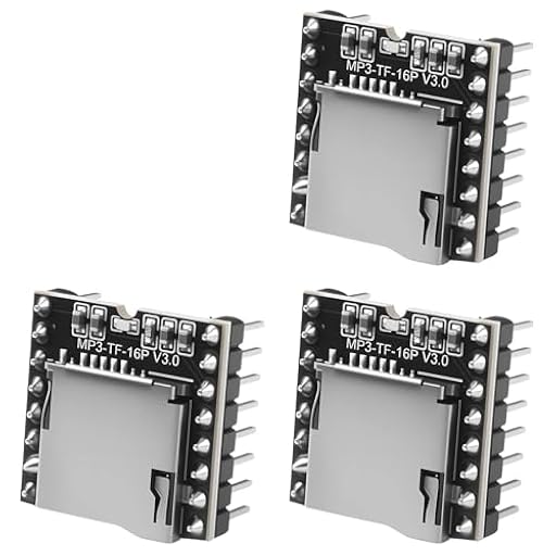 Módulo Mini Reproductor MP3 3 Piezas Compatible con Arduino, DFPlayer Mini Módulo Decodificador de Audio con DAC de 24 bits, Soporta Tarjeta TF hasta 32G, Control Serie, Incluye E-Book para Proyectos | Ya disponible en tu tienda friki favorita! En mundofriki.es! Módulo Mini Reproductor MP3 3 Piezas Compatible con Arduino, DFPlayer Mini Módulo Decodificador de Audio con DAC de 24 bits, Soporta Tarjeta TF hasta 32G, Control Serie, Incluye E-Book para Proyectos | Ya disponible en tu tienda friki favorita! En mundofriki.es!