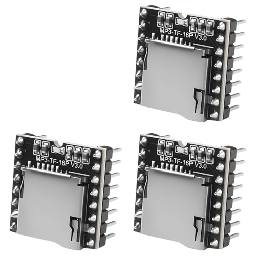 【Supporto di archiviazione】Supporta file system FAT16/FAT32 con schede TF fino a 32 GB, unità USB fino a 32 GB e 64 M NORFLASH, ideale per memorizzare grandi volumi audio.
