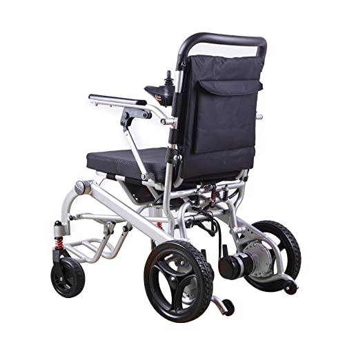 MaritSA Intelligent Lightweight Foldable Electric Wheelchair, Travel Size, Weights only 40 lbs - Serviced from USA - Bluetooth Control Include - Detachabe Battery - 500W Motor Power