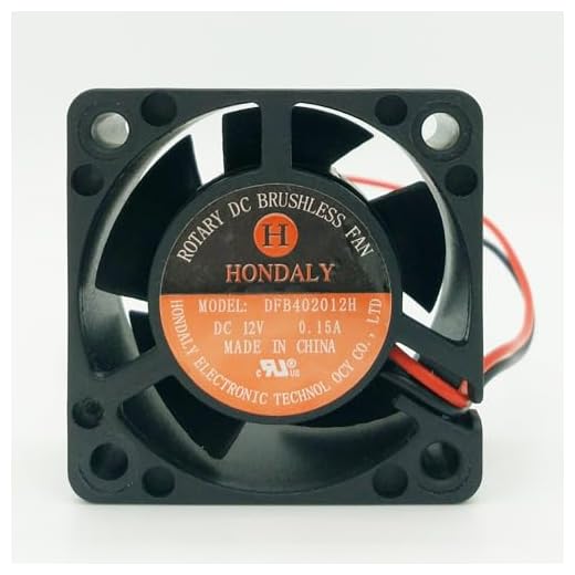 Reachon 40mm 4020 40mm*40mm*20mm Dual Ball Bearing Computer Fan, 3D Printer Fan, 12V DC, 2pin, UL Certified, Long Life, High Speed (9000 RPM), 1.57" L x 1.57" W x 0.787" H, For Printer | for PC computers 3d printers heat dissipation fan 2pin UL Certified Long life High airflow