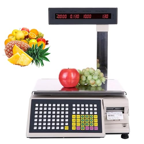 Báscula comercial digital doble pantalla 15kg miniatura 1