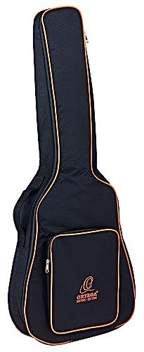 Ortega Guitars Housse Economy Series - Housse pour Guitare Classique 3/4 - Hauteur 98 cm - Largeur 37 cm - Avec Bretelles - Nylon, Noir (OGBSTD-34)