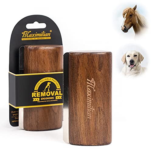 Coucou Dog Shedding Brush,Professional Deshedding Grooming Tool for Dog, Cats and Horses, Effective Undercoat Brush for Long & Short Hair, Reliable for All Skin/5.0inch
