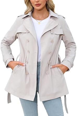 classic lapel trench
