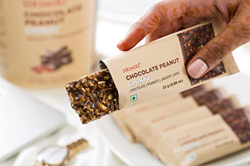 Image of SIRIMIRI Chocolate Peanut Chikki - Made With Pure Jaggery 800G (32N x 25G)